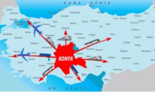 Konya Türkiye Haritası