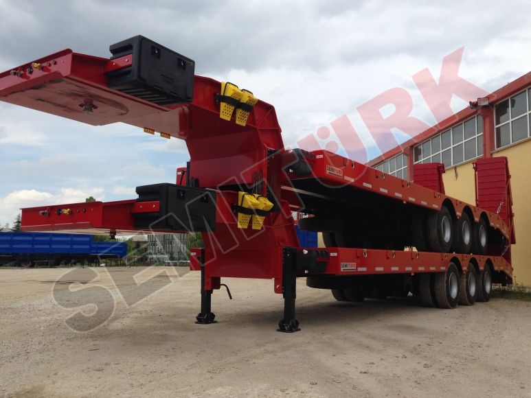3 axle lowbed semi-trailer