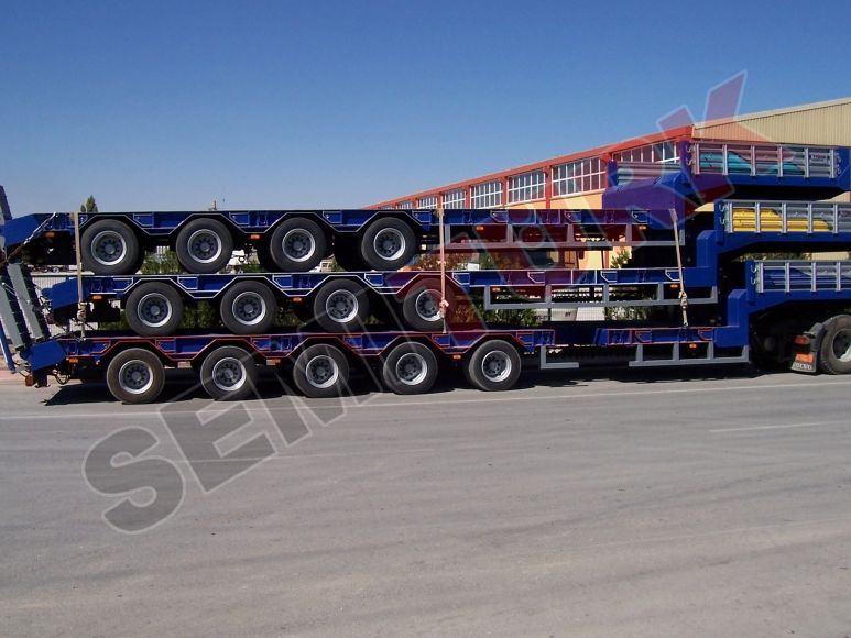 5 axles lowbed semi-trailer