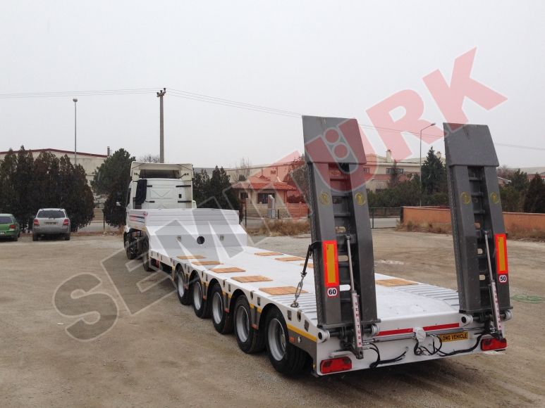 5 axles lowbed semi-trailer