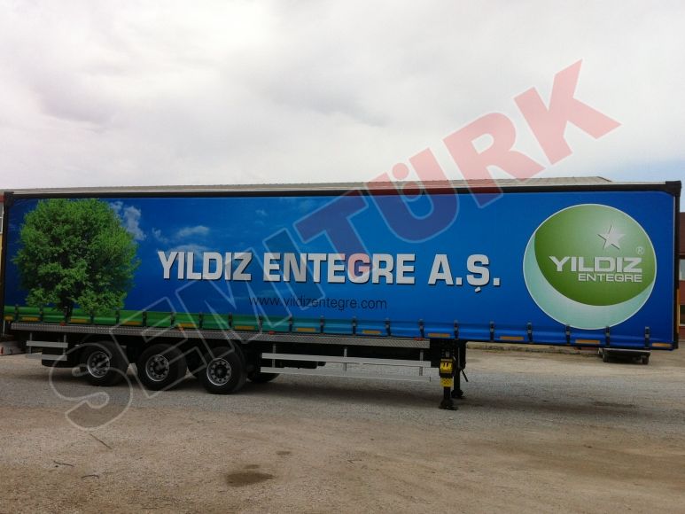 Brandalı yarı römork | Tenteli dorse
