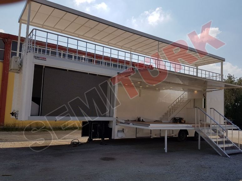 Exhibition trailers and roadshow trucks