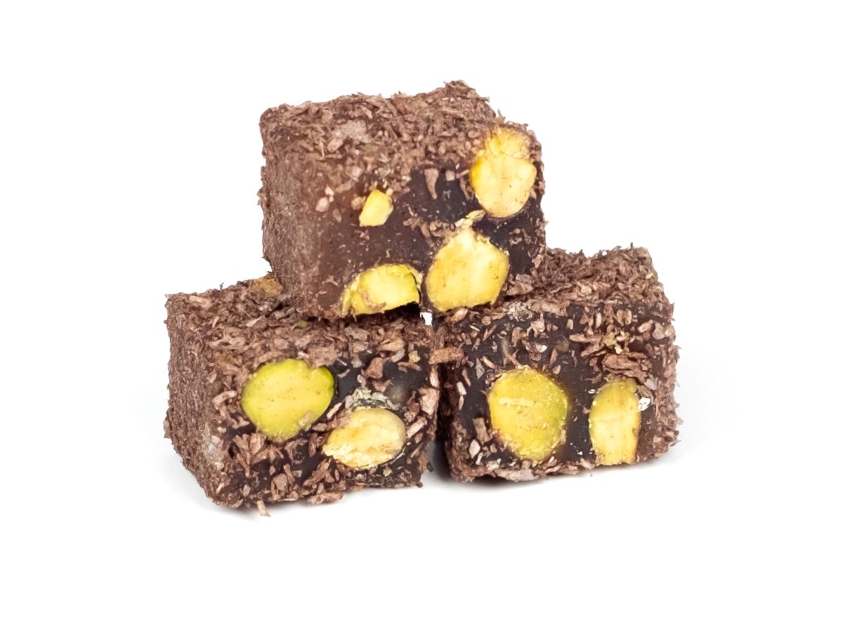 Turkish Delight with Cocoa and Pistachio