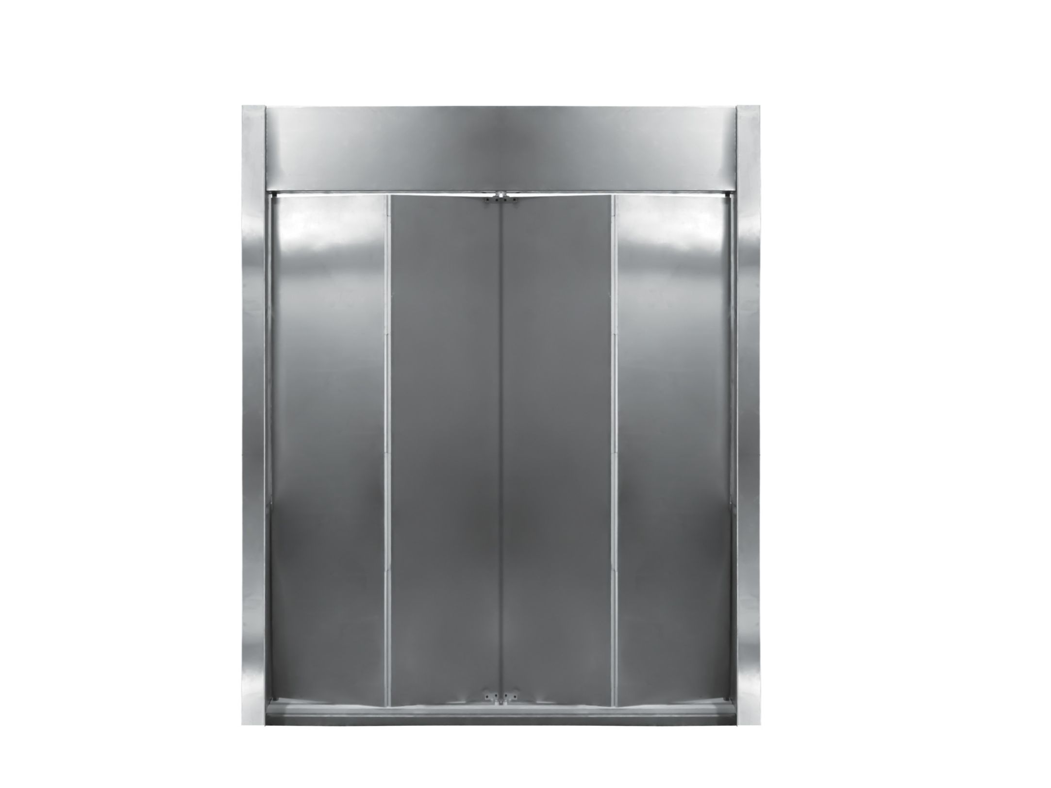 Folding cabin door