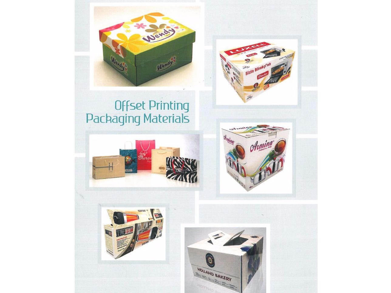 Offset Printing Coated Box
