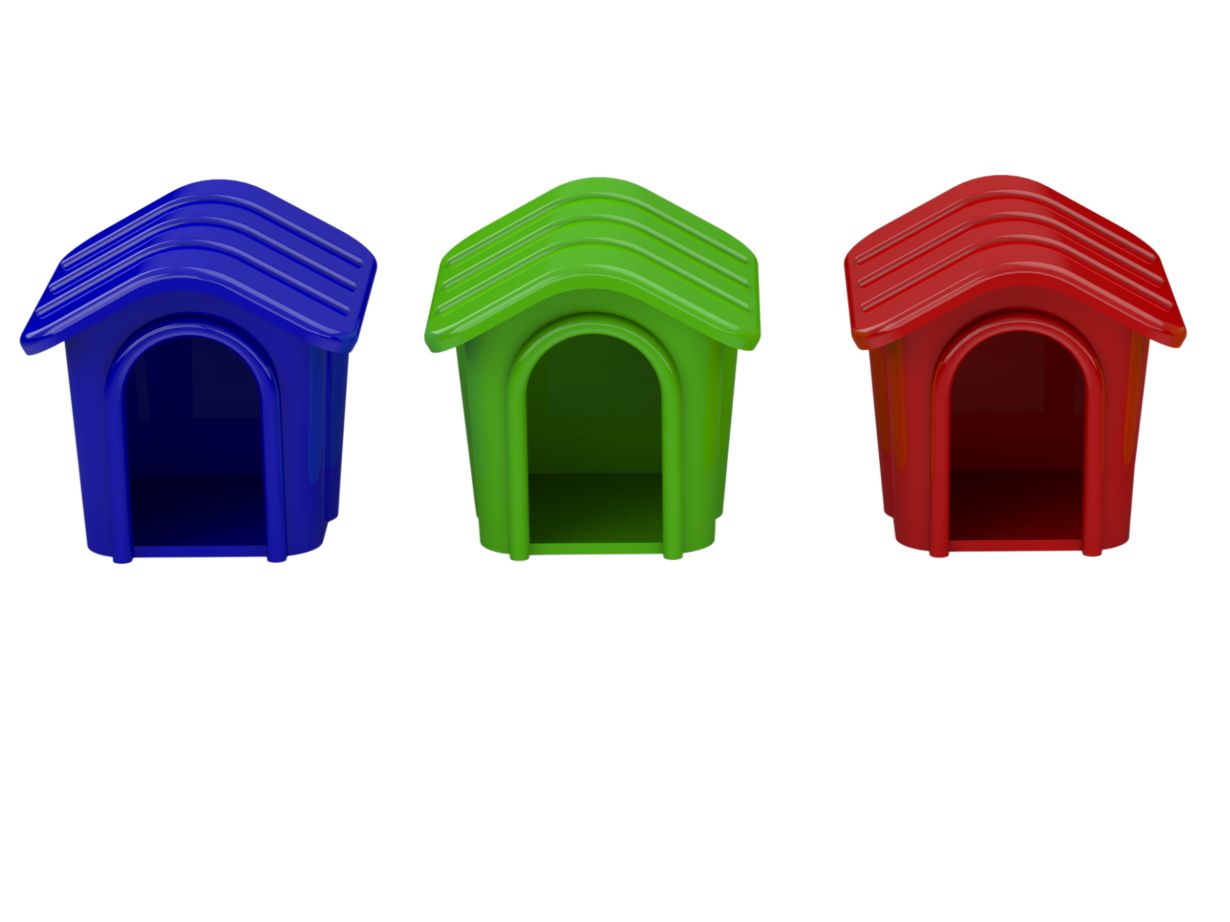 POLYETHYLENE DOG KENNEL