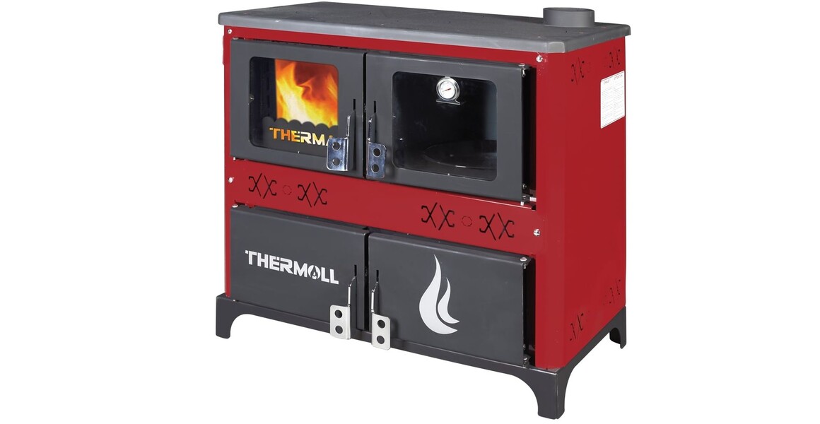 THERMALL T-25 FULYA YATAY ŞÖMİNE FIRINLI KALORİFER SOBASI