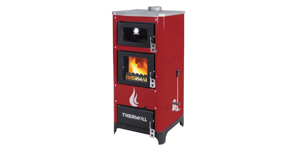 THERMALL T-25 MAGNOLIA HEATING STOVE WITH VERTICAL FIREPLACE AND OVEN